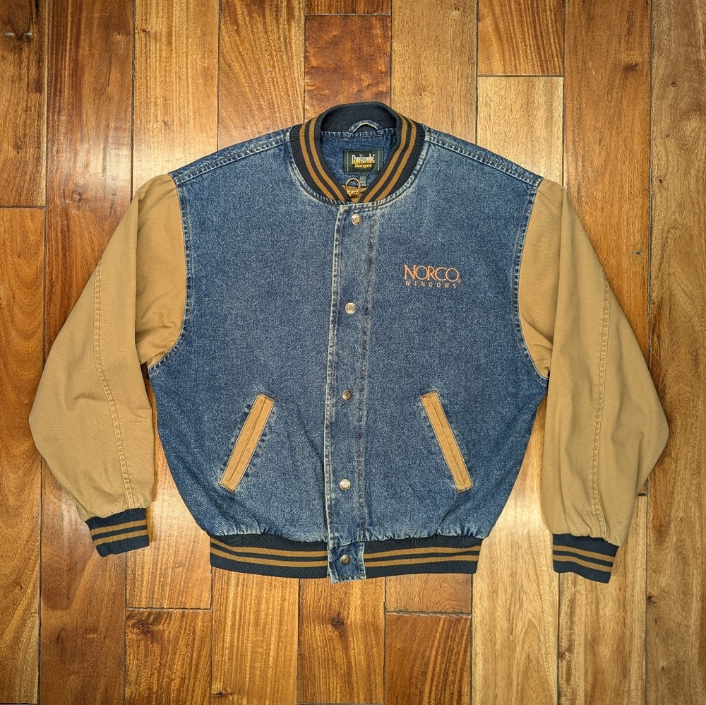 Norco Windows Vintage Denim Varsity Jacket (M)